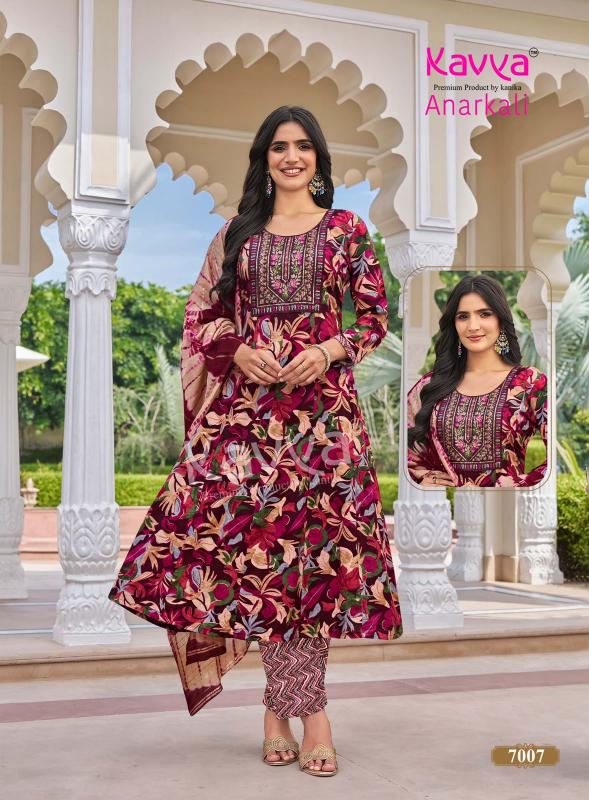 Kavya anarkali vol 7 kurti wholesale price in delhi
